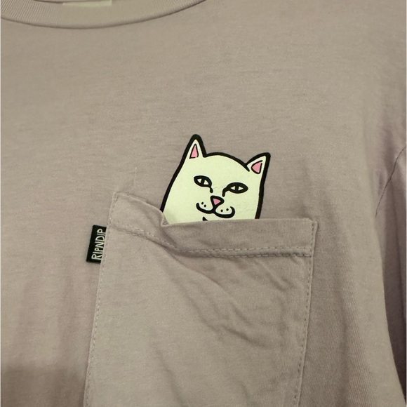 RIPNDIP Lord Nermal Lavender Long Sleeve Shirt - Picture 3 of 8